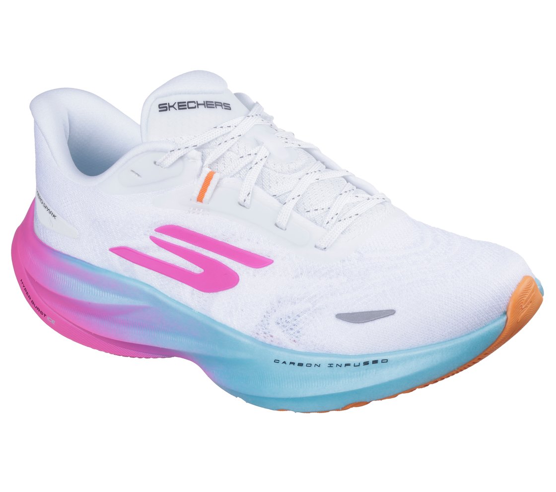 SKECHERS AERO SPARK, WHITE/MULTI Footwear Right View