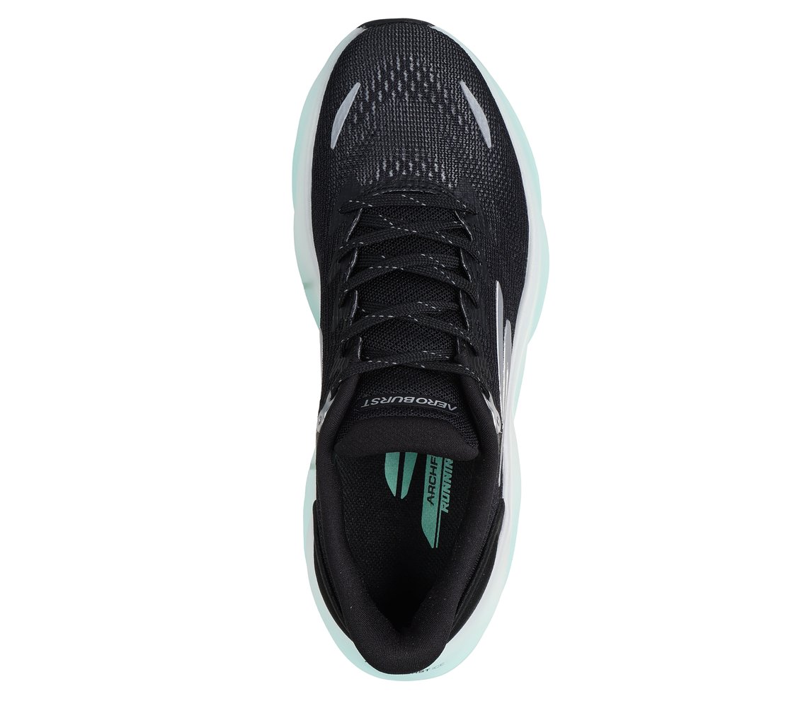 SKX AERO BURST, BLACK/WHITE Footwear Top View