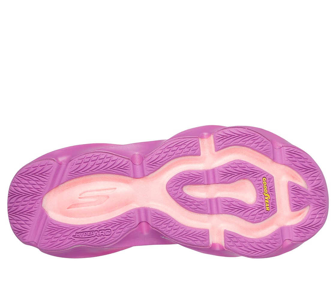 SKX AERO BURST - SI, LAVENDER/NEON PINK Footwear Bottom View