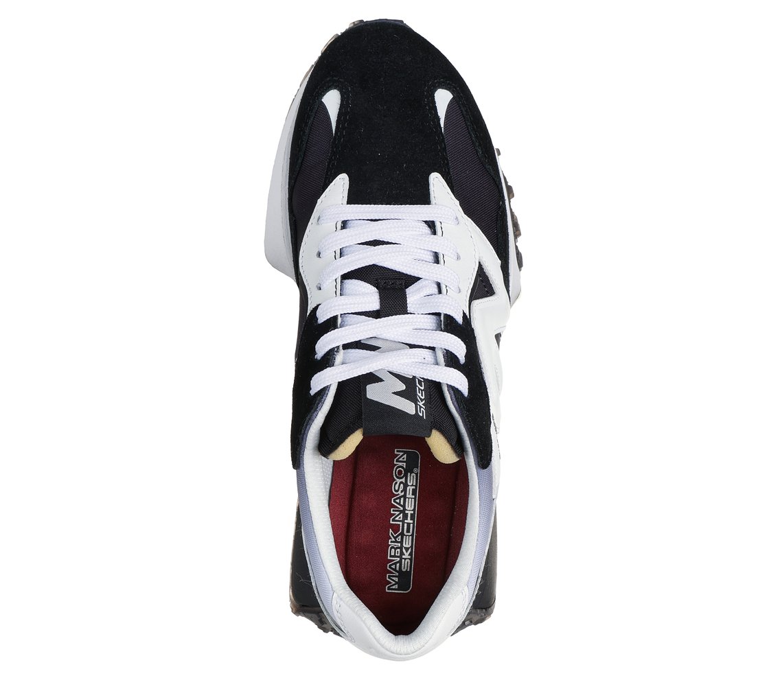 UPPER CUT NEO JOGGER - FLEET, BLACK/WHITE Footwear Top View