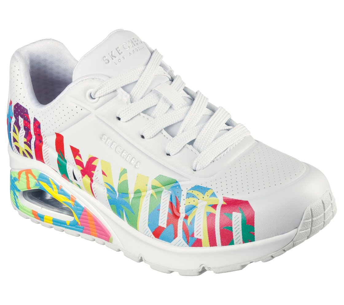 UNO - ONE FOR STARS!, WHITE/MULTI Footwear Lateral View