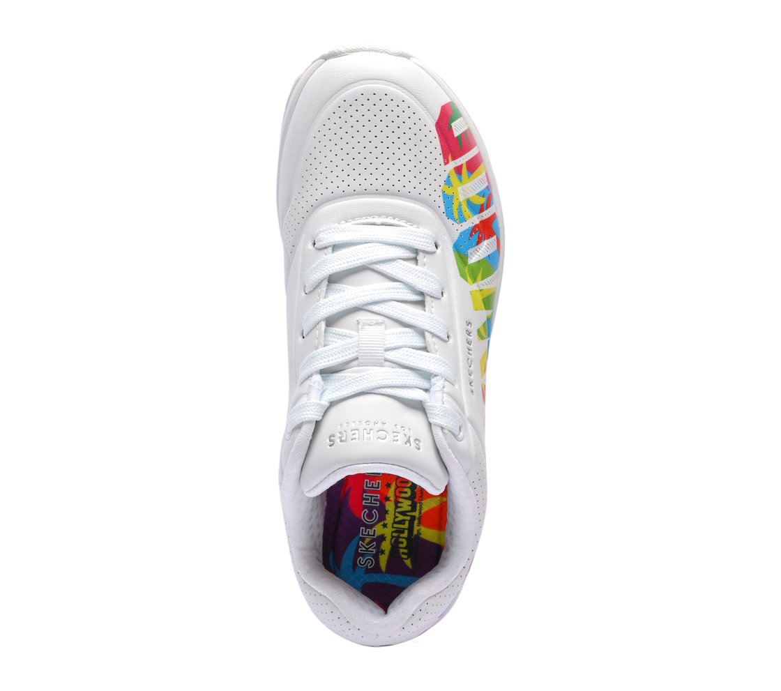 UNO - ONE FOR STARS!, WHITE/MULTI Footwear Top View