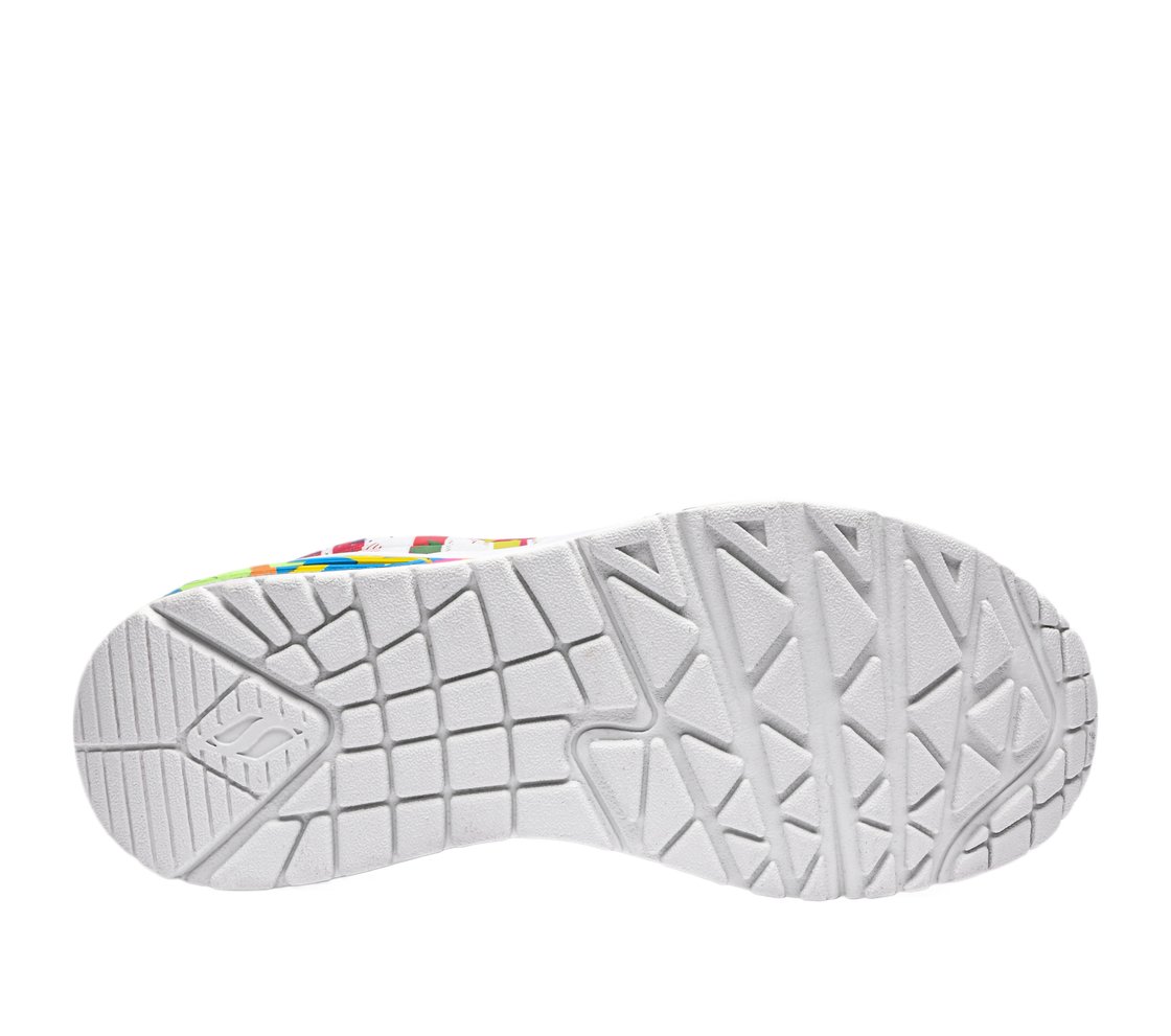 UNO - ONE FOR STARS!, WHITE/MULTI Footwear Bottom View