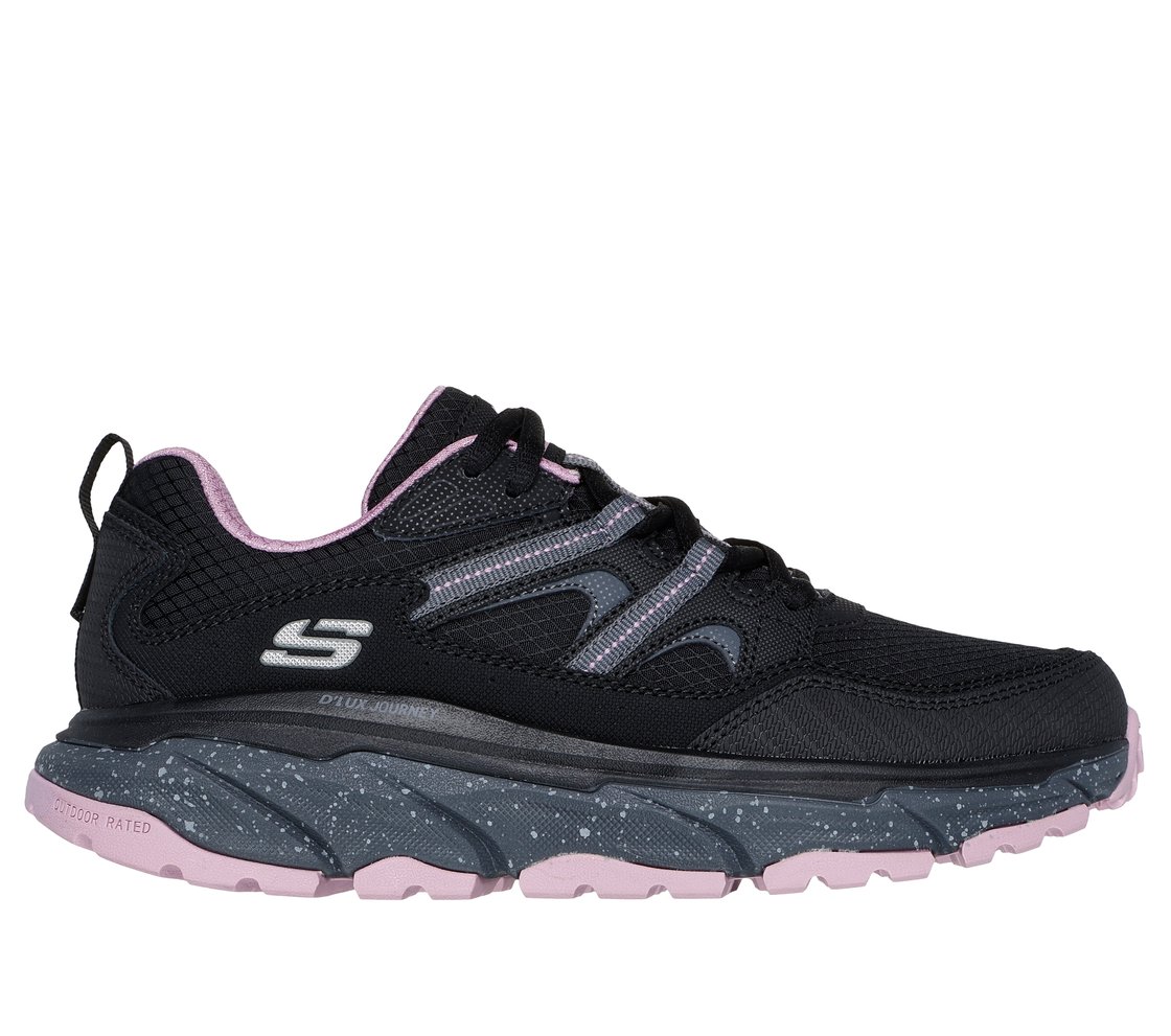 D'LUX JOURNEY, BLACK/CHARCOAL Footwear Lateral View