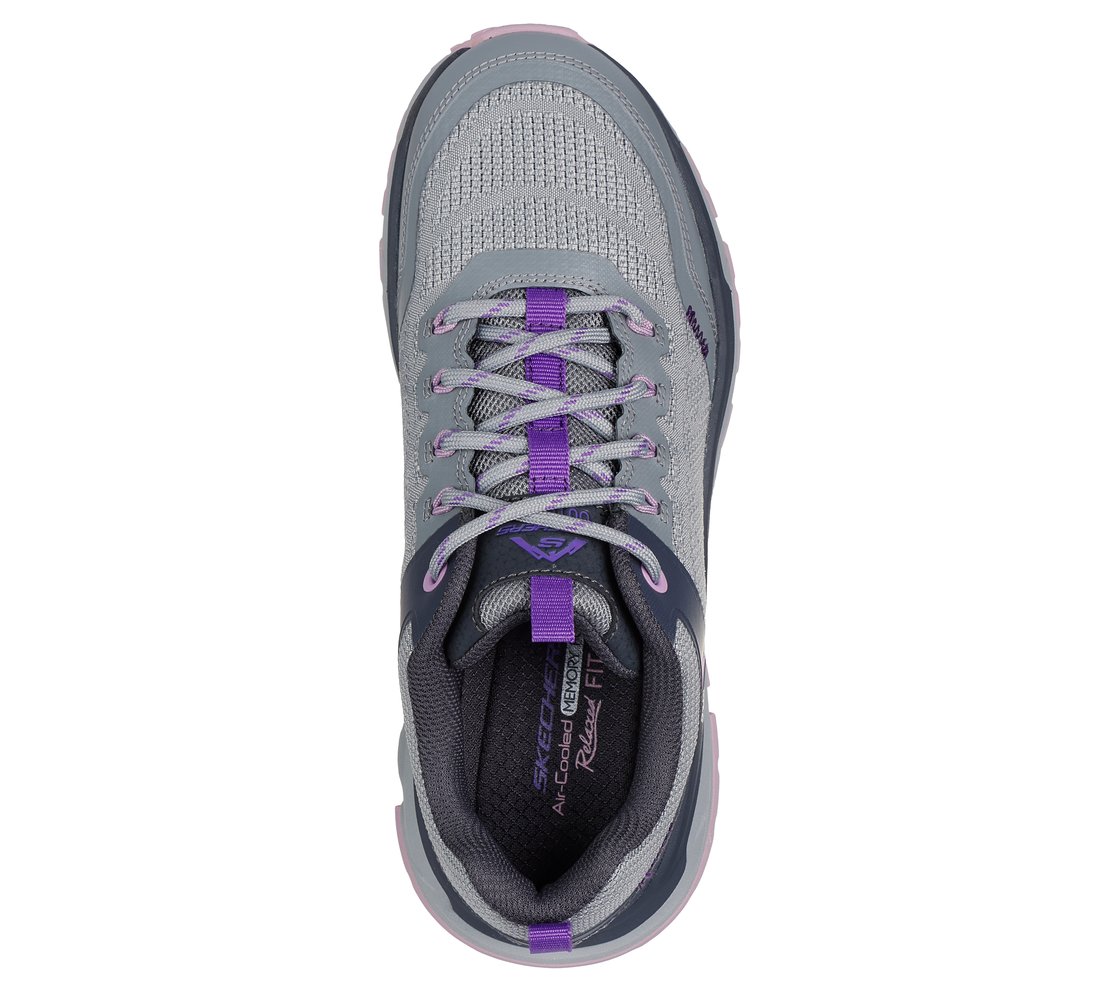 D'LUX JOURNEY - MARIGOLD, CHARCOAL/PURPLE Footwear Top View