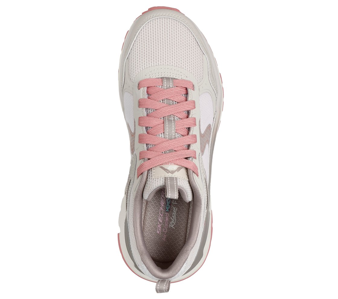 D'LUX JOURNEY, NATURAL/PINK Footwear Top View