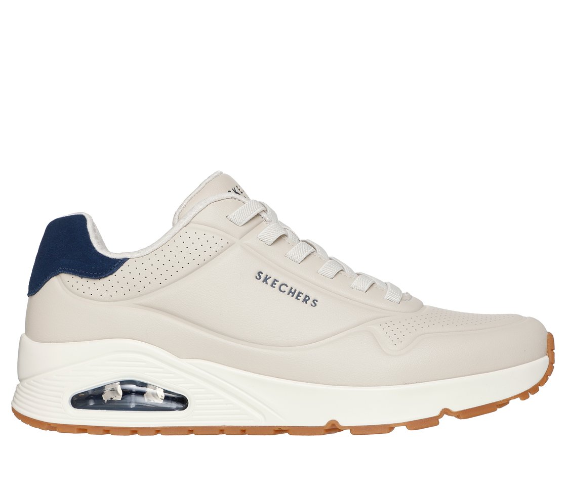 UNO - TAILORED AIR, NATURAL/BLUE Footwear Lateral View