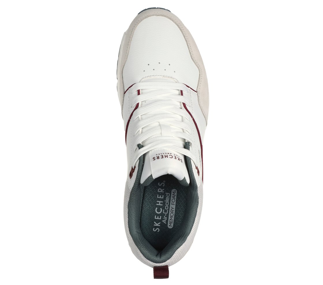 UNO - RETRO ONE, WHITE/GREEN Footwear Top View