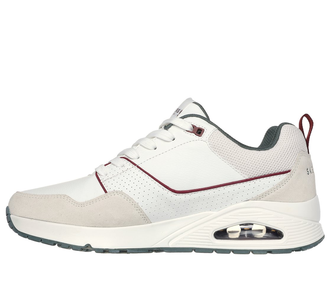 UNO - RETRO ONE, WHITE/GREEN Footwear Left View