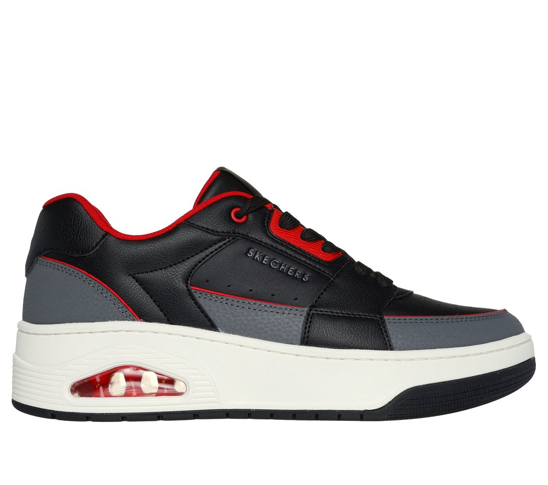 UNO COURT - LOW-POST, BLACK/RED