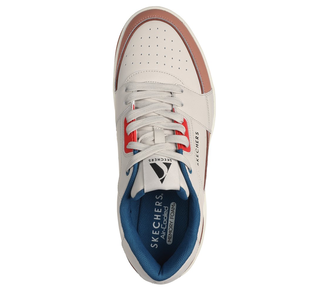 UNO COURT - LOW-POST, NATURAL/MULTI Footwear Top View