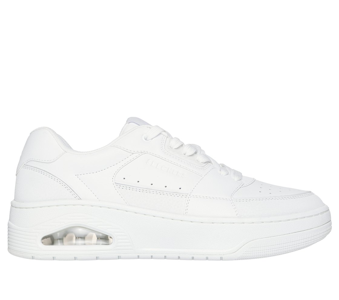 UNO COURT - LOW-POST, WHITE Footwear Lateral View