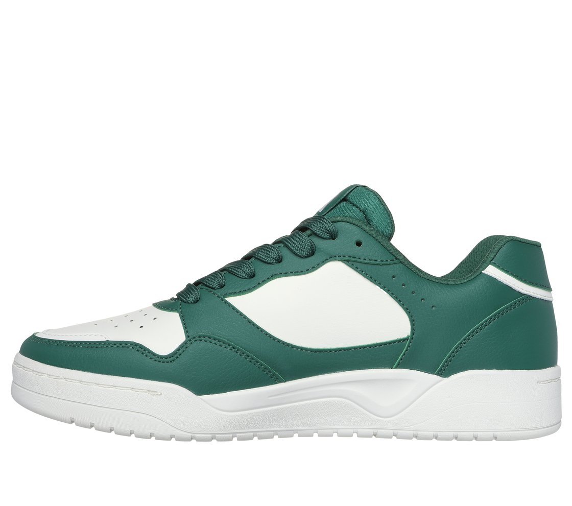 KOOPA, GREEN/WHITE Footwear Left View