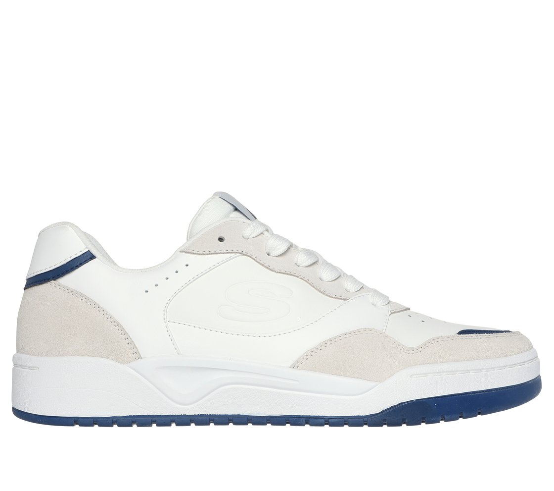KOOPA - VOLLEY LOW LIFESTYLE, WHITE/NAVY Footwear Lateral View