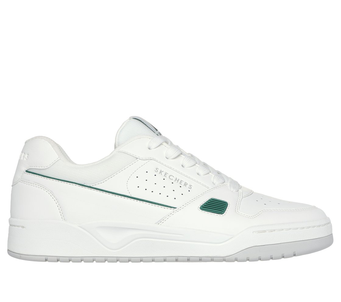 KOOPA - TIEBREAK LOW, WHITE/GREEN Footwear Lateral View
