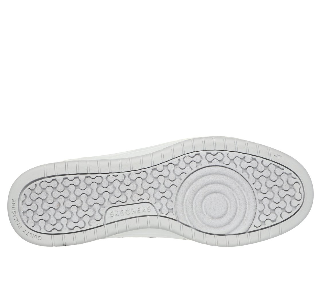 KOOPA - TIEBREAK LOW, WHITE/GREEN Footwear Bottom View
