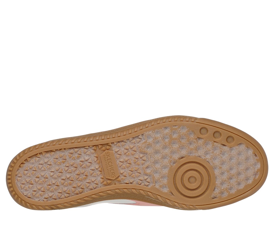 HOTSHOT-KICKOFF, NATURAL/PINK Footwear Bottom View