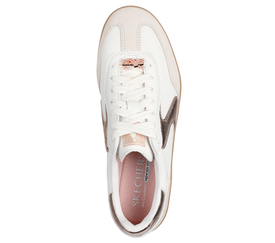 HOTSHOT - COOL GLOW, WHITE ROSE GOLD Footwear Top View