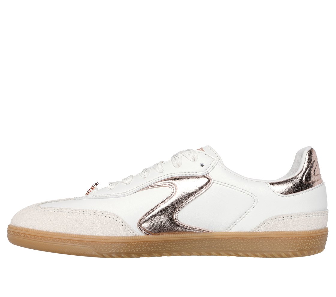 HOTSHOT - COOL GLOW, WHITE ROSE GOLD Footwear Left View