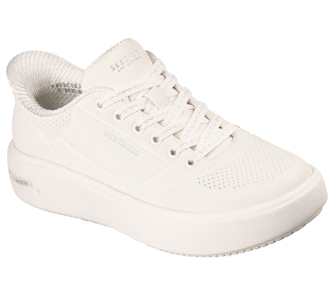 ARCH FIT HORIZON COURT-SOLID, OFF WHITE