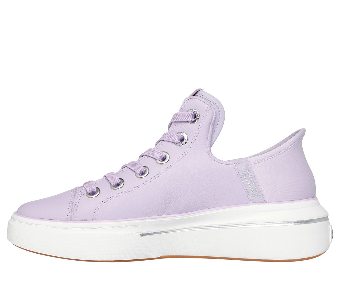SNOOP ONE-OG LEATHER, LAVENDER Footwear Left View