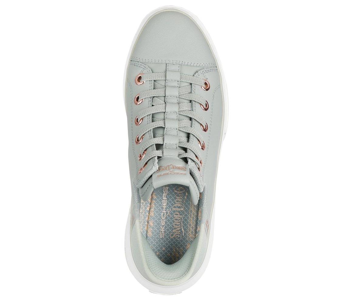 SNOOP ONE-OG LEATHER, SAGE Footwear Top View
