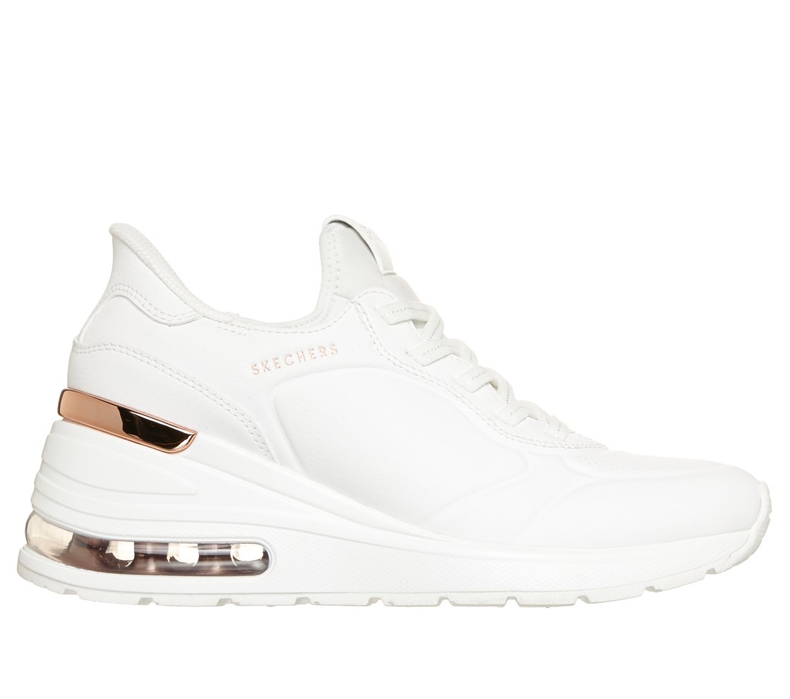 MILLION AIR, WHITE Footwear Lateral View