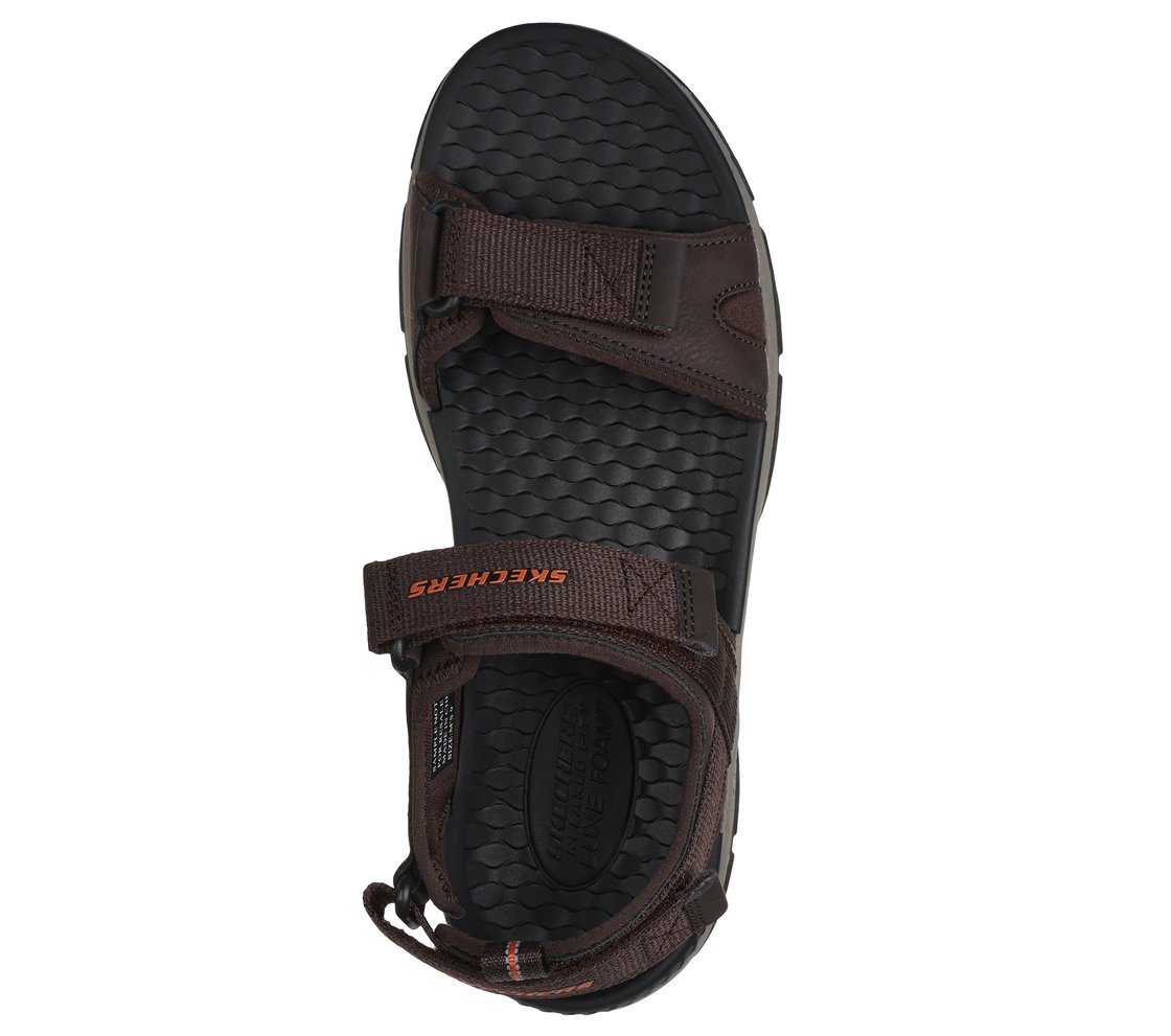 TRESMEN - RYER, CHOCOLATE Footwear Top View