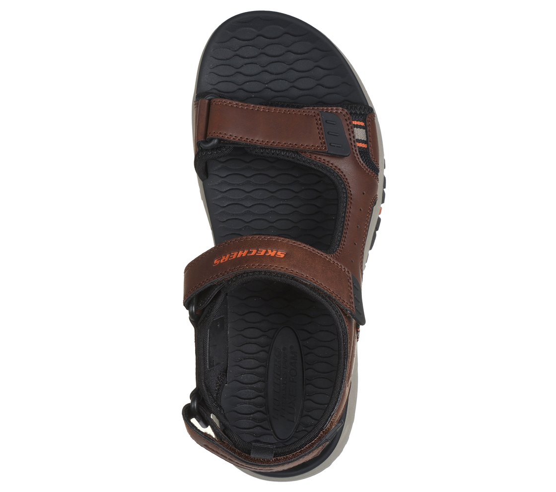 PREWITT - RIGDON, BROWN/BLACK Footwear Top View