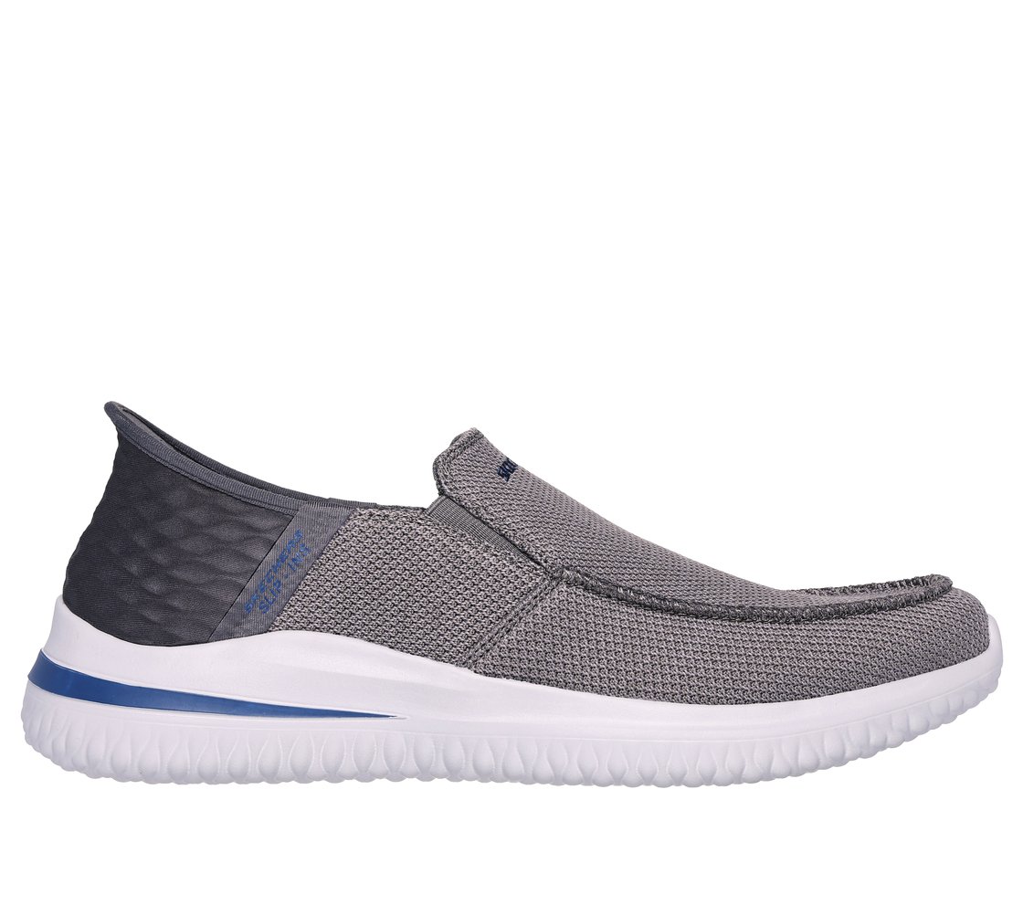 SKECHERS SLIP-INS: DELSON 3.0 - CABRINO, GREY Footwear Lateral View