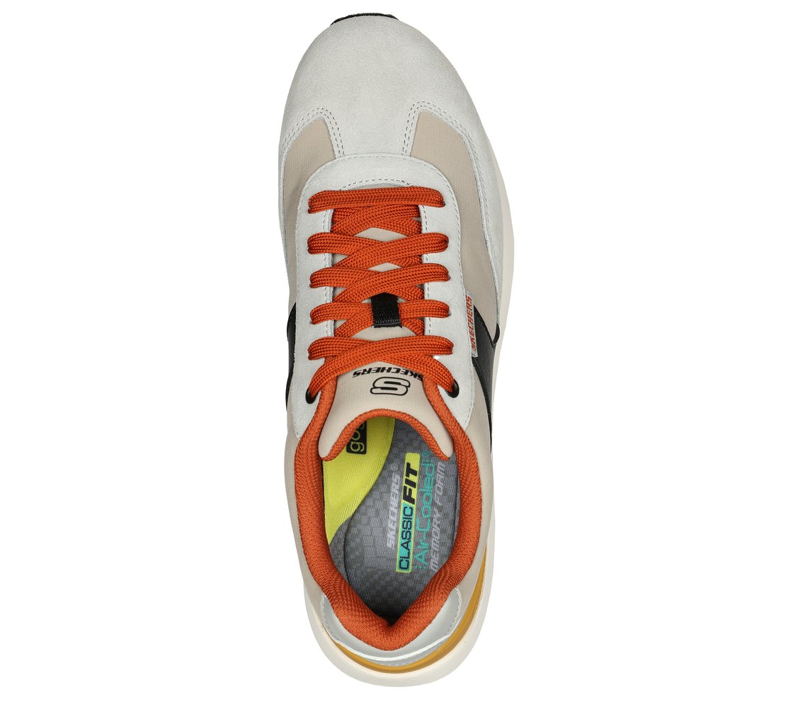 SUNNY DALE - LEYDEN, LIGHT GREY/BLACK Footwear Top View