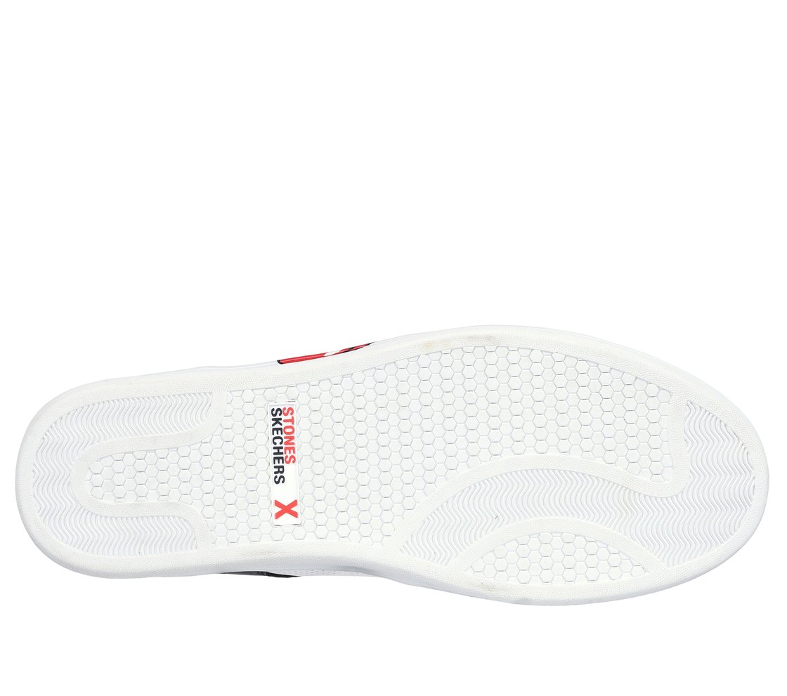 Rolling Stones: Classic Cup - Euro Lick, BLACK/WHITE Footwear Bottom View