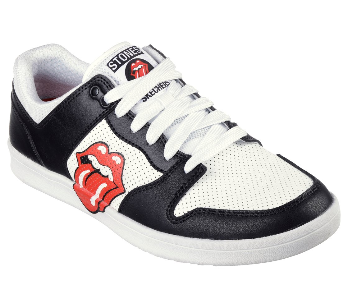 Rolling Stones: Classic Cup - Euro Lick, BLACK/WHITE Footwear Right View
