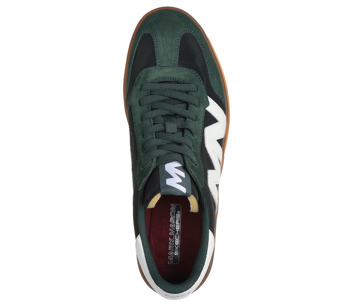 NEW WAVE CUP - THE RALLY, DARK GREEN Footwear Top View