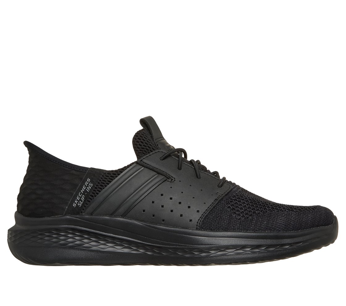 SKECHERS SLIP-INS RF: SLADE - OCON, BBLACK Footwear Lateral View
