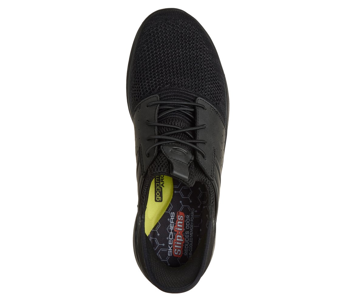 SKECHERS SLIP-INS RF: SLADE - OCON, BBLACK Footwear Top View