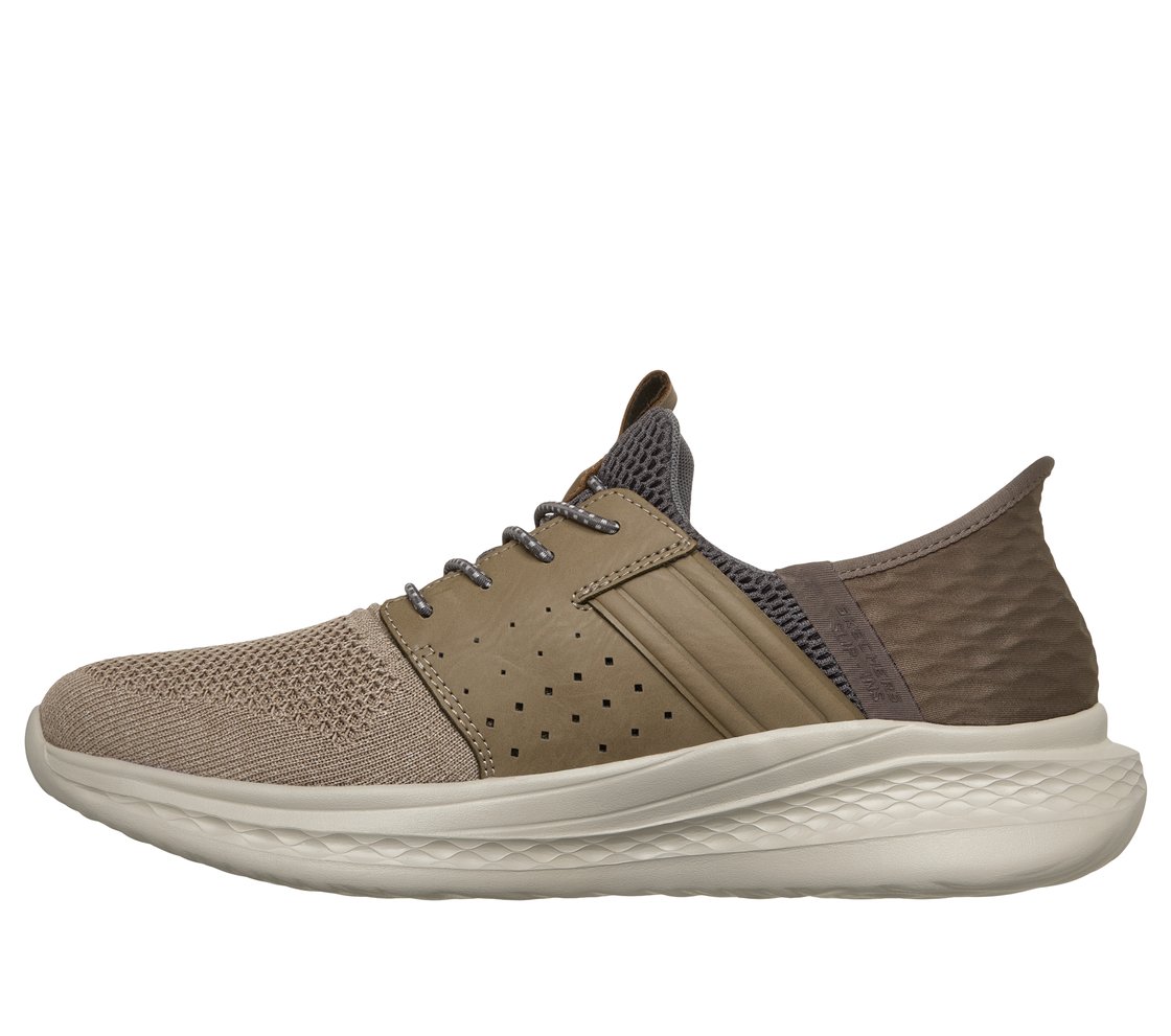 SKECHERS SLIP-INS RF: SLADE - OCON, TTAUPE Footwear Left View