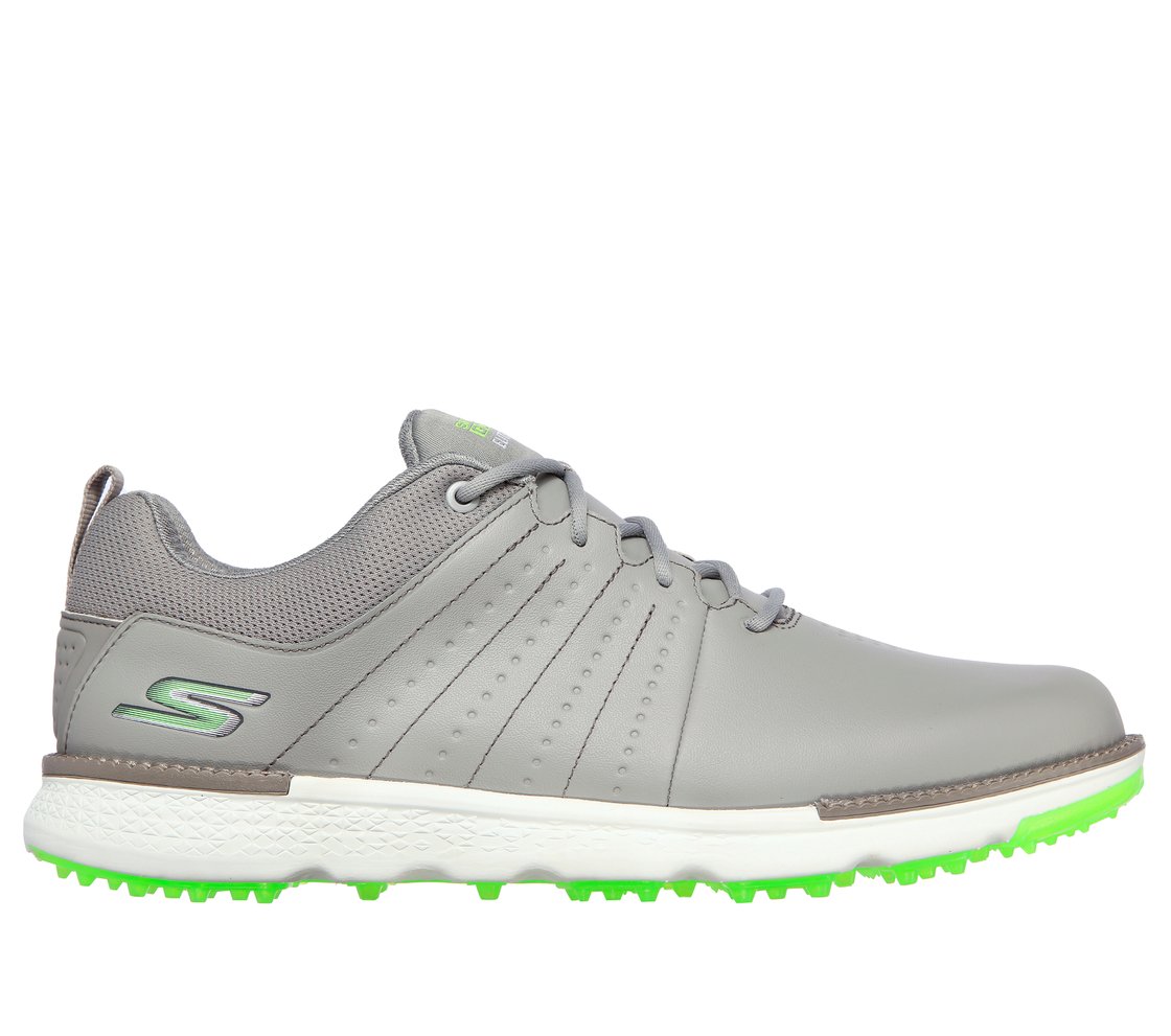 GO GOLF ELITE - TOUR SL, GREY/LIME Footwear Lateral View