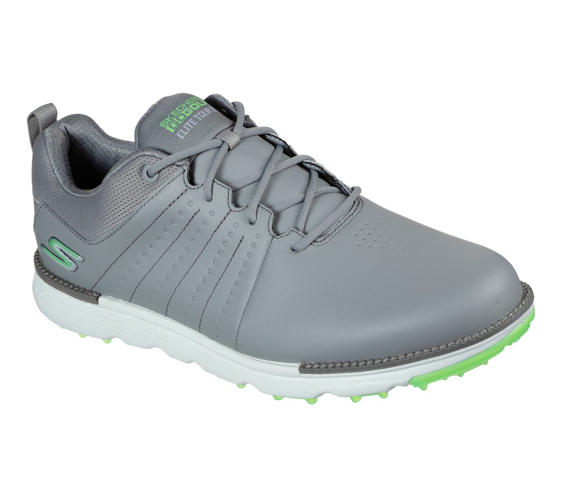 GO GOLF ELITE - TOUR SL, GREY/LIME Footwear Right View
