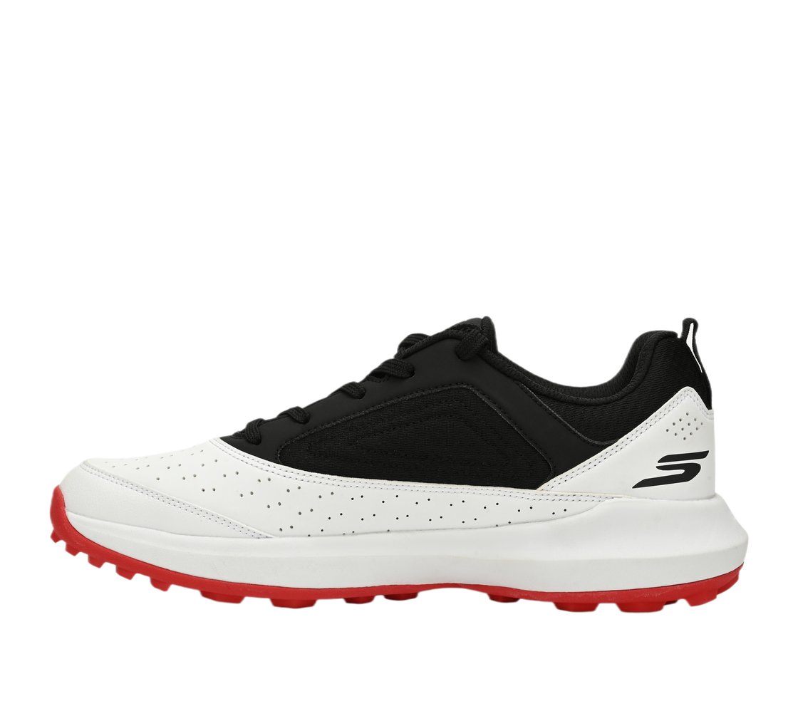 CRICKET TURF, WHITE/BLACK/RED Footwear Left View