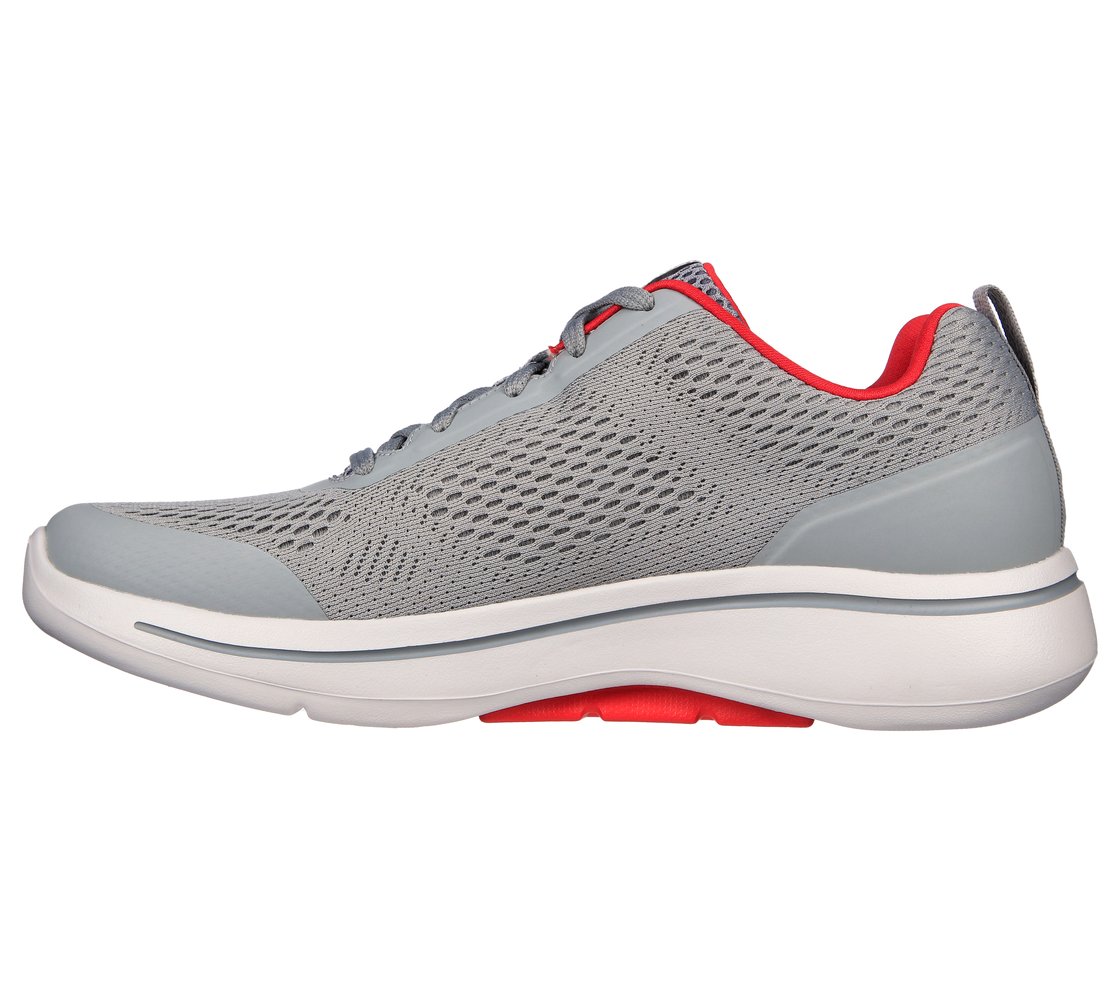 GO WALK ARCH FIT-IDYLLIC, LIGHT GREY/RED