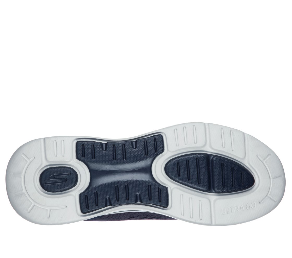 GO WALK ARCH FIT-IDYLLIC, NAVY/GOLD Footwear Bottom View