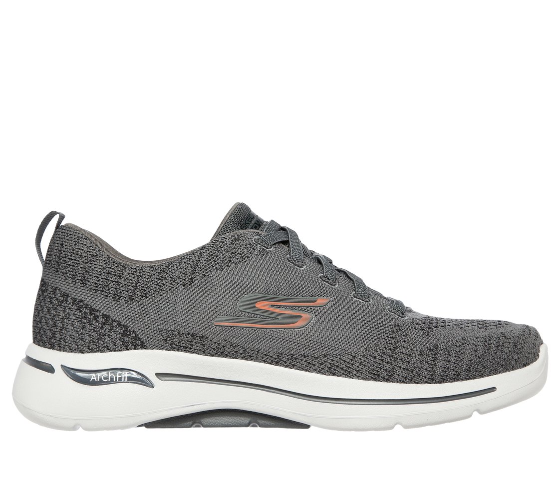 GO WALK ARCH FIT-GRAND SELECT, CCHARCOAL Footwear Lateral View