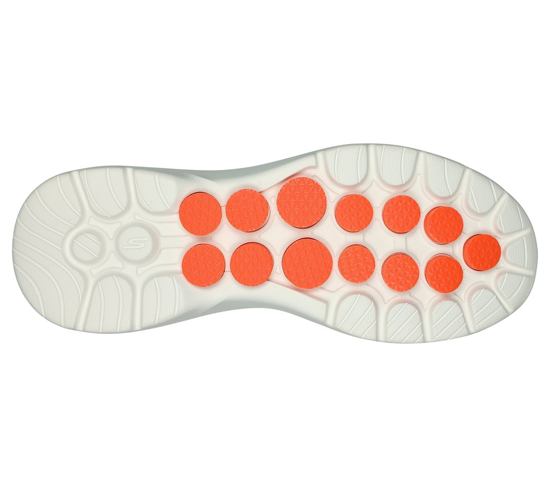 GO WALK 6, NAVY/ORANGE Footwear Bottom View
