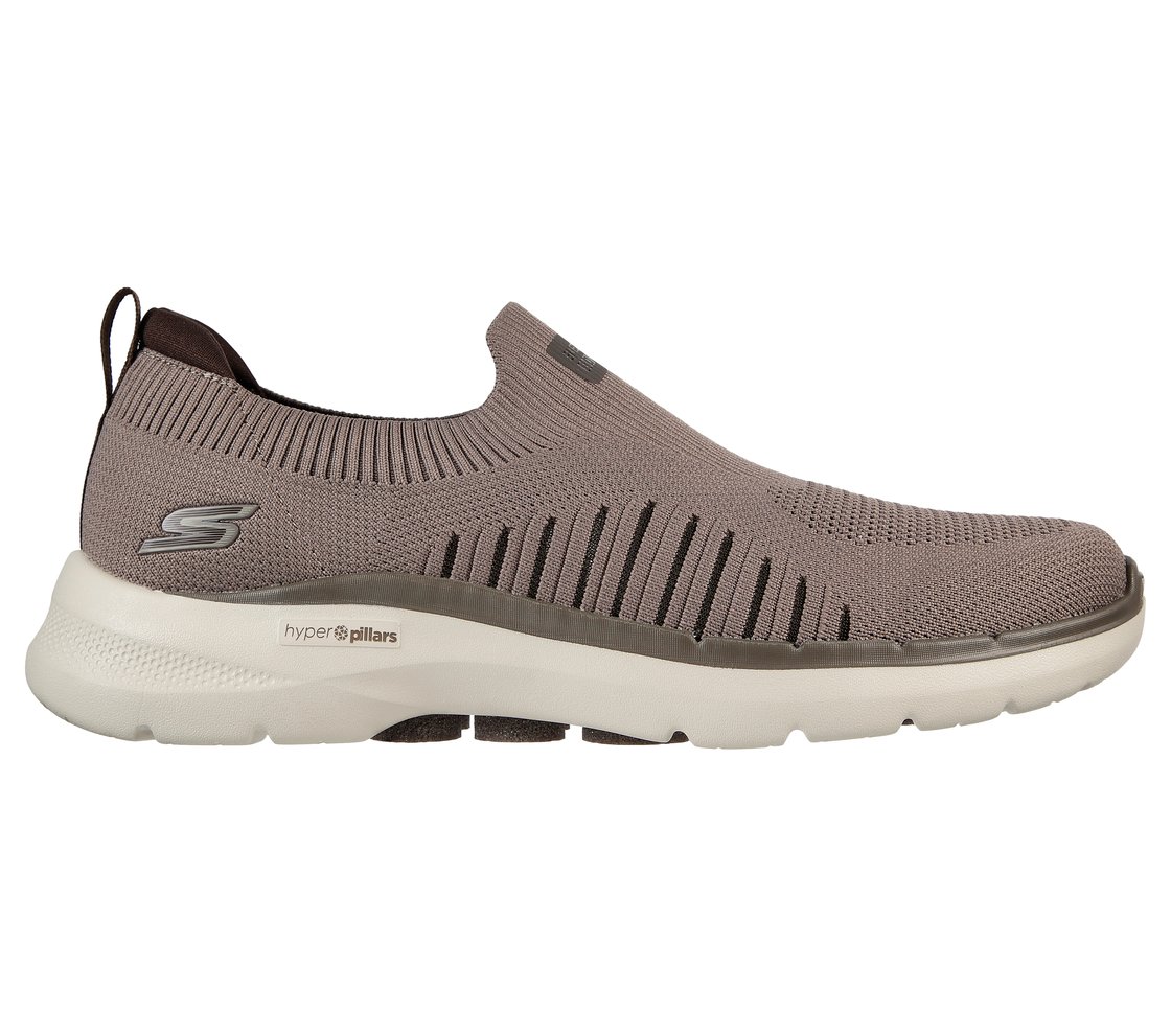 GO WALK 6, TTAUPE Footwear Lateral View