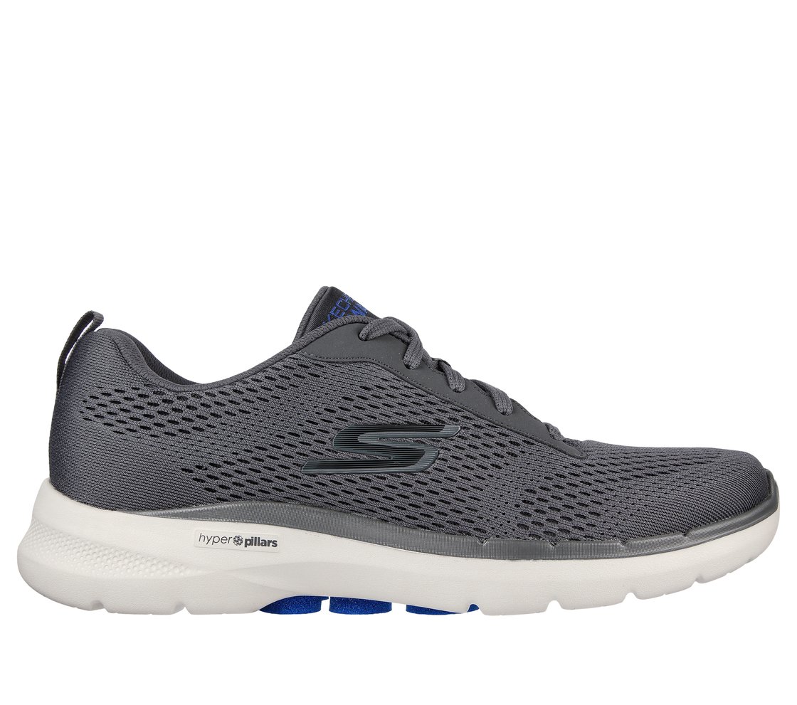 GO WALK 6 - AVALO, CCHARCOAL Footwear Lateral View