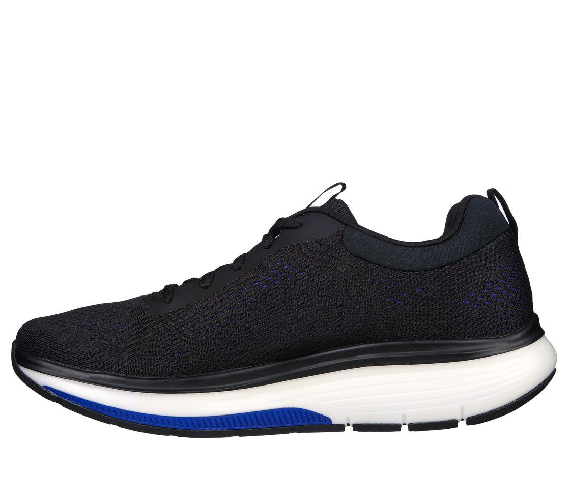 GO WALK WORKOUT WALKER-OUTPAC, BLACK/BLUE Footwear Left View