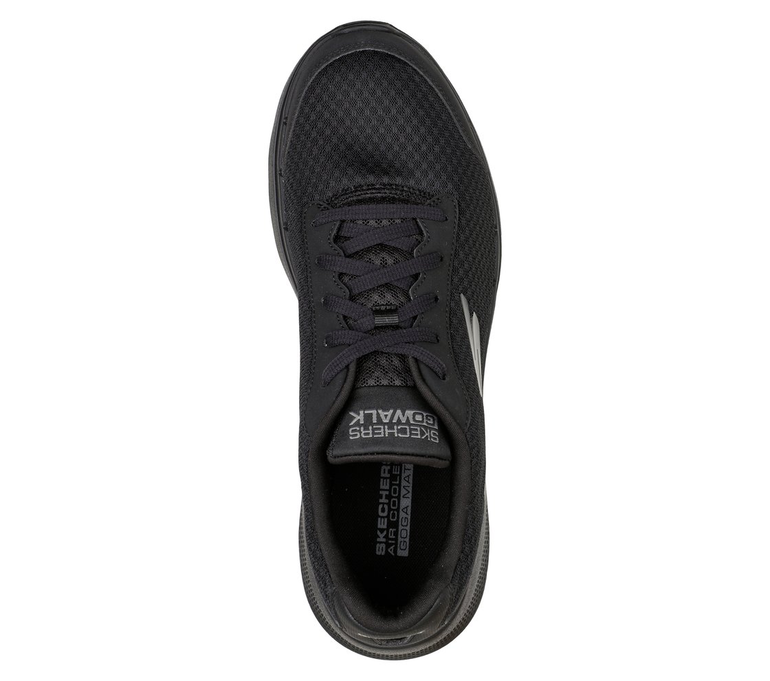 GO WALK 6 - ROCA, BBLACK Footwear Top View