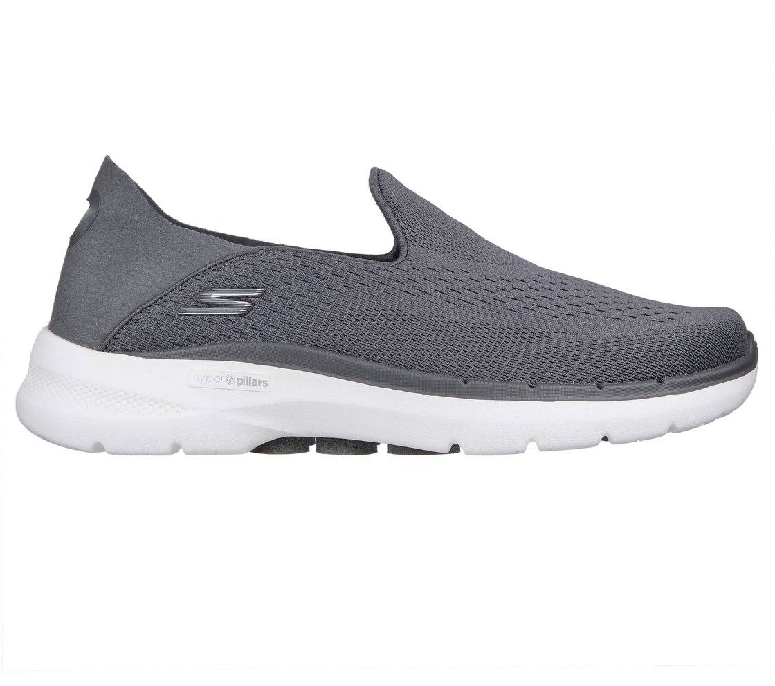 GO WALK 6 - TRAVERSE, CCHARCOAL Footwear Lateral View