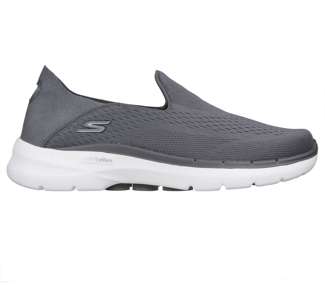 GO WALK 6 - TRAVERSE, CCHARCOAL Footwear Right View